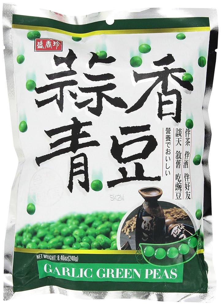 Shengxiangzhen Garlic Green Peas 8.46oz (Pack of 1) : Amazon